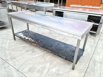 tavolo per preparazione piatti usato