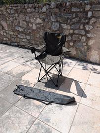sedia da campeggio pesca 