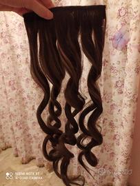 due fasce di extension capelli veri