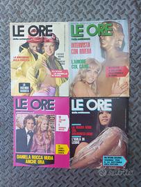 4 riviste Le Ore della settimana anno 1972
