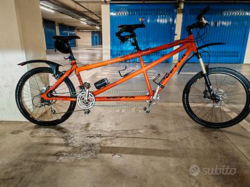 TANDEM MTB VETTA ARTIGIANALE - ALLUMINIO LEGGERO -