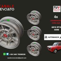 4 Cerchi CROMODORA CD66 6x 13 4x98 et 13 A112