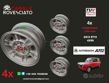 4 Cerchi CROMODORA CD66 6x 13 4x98 et 13 A112