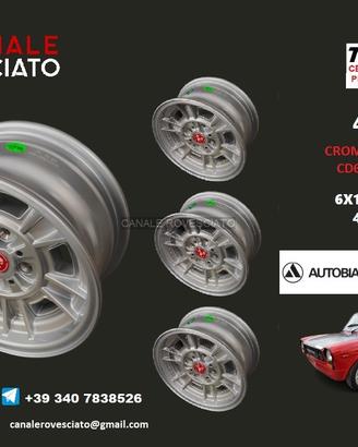 4 Cerchi CROMODORA CD66 6x 13 4x98 et 13 A112