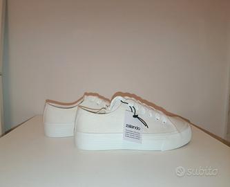 Sneakers basse Anna Field bianche platform n.36