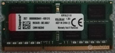 RAM DDR3 8Gb Kingston Sodimm DDR 3 8 Gb