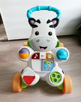 Zebra primi passi spingibile Fisher price