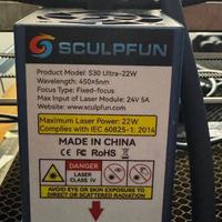 Modulo SCULPFUN S 30 22W  + SCULPFUN S30 5W