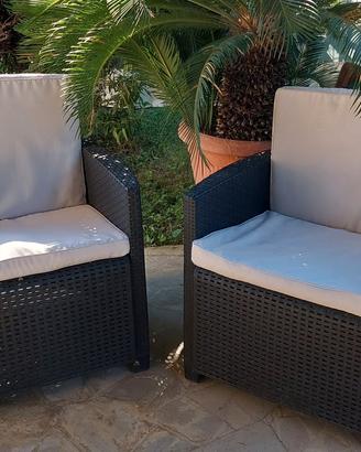 poltroncine da giardino