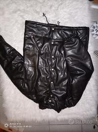 giubotto in similpelle unisex