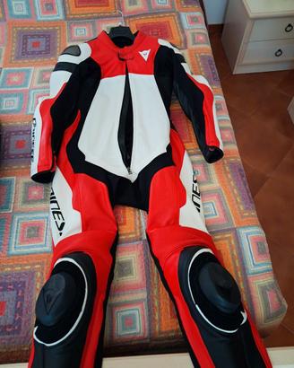 Dainese assen tg.50 tuta pelle intera