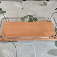 Mensola portaspezie legno e acciaio da appendere