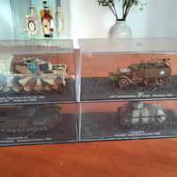 WW2 modellino carro armato elmetto modellismo 1/72