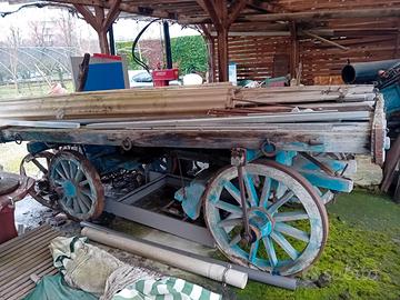 Rimorchio agricolo primi '900