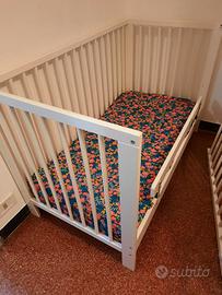 Lettino ikea + materasso