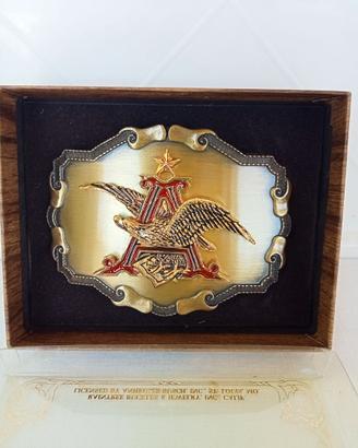 Fibbia  per  cintura   ANHEUSER BUSH - Anni 70