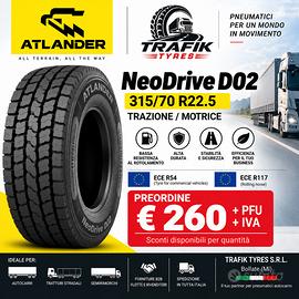 315/70 R22.5 ATLANDER NeoDrive D02 Camion