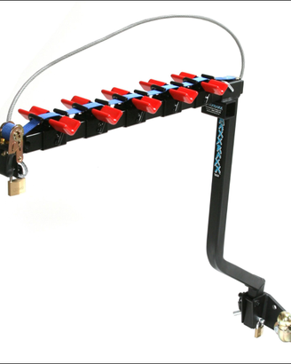 Portabici MaxxRaxx per 5 biciclette