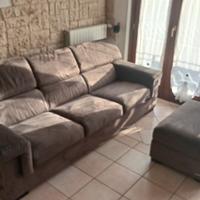 divano e pouf poltrone sofà microfibra sfoderabile