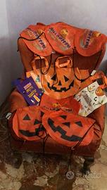 Lotto di 11 sacchetti portacaramelle per Halloween
