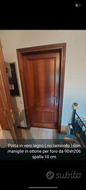 3 porte in vero legno 