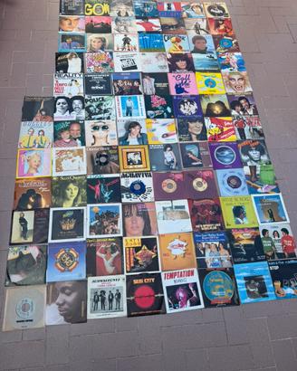 Lotto dischi vinile 45 giri 91 dischi giri vari