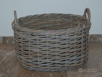 cesto cesta contenitore legna pellet biancheria