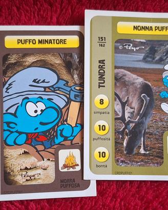 4 carte Puffi Conad