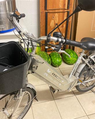 Bicicletta a batteria al piombo misura 24”