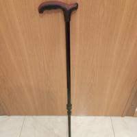 Bastone per anziani in alluminio lungh regolabile