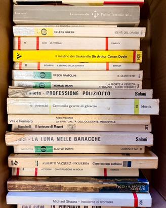 Lotto 20 libri vintage - narrativa, saggi, gialli