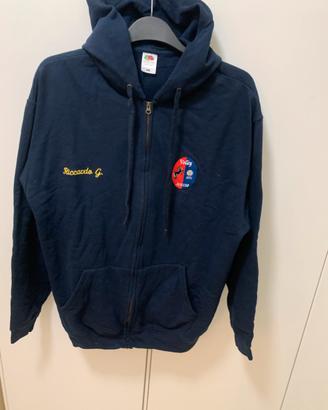 Felpa  con cerniera e capuccio XL Arezzo Volley