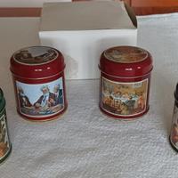 Scatole in metallo porta spezie