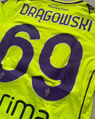 Maglia Fiorentina  autografata Dragowski
