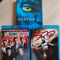 Lotto 2 Blu-ray (300+Ocean's 13) e 1 DVD (Avatar)