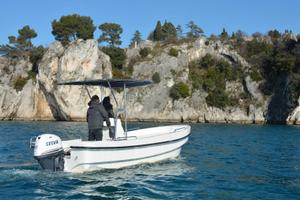 Open Gangini J585 motore Selva Yamaha 40 hp