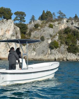 Open Gangini J585 motore Selva Yamaha 40 hp