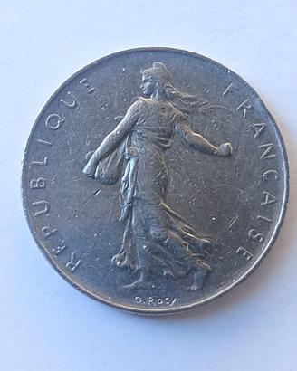 Moneta da 1 Franco - Repubblica Francese - 1978