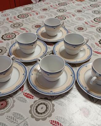 due servizi da sei tazzine caffè 
