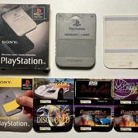 Sony Plasystation 1 memeory card originale + ades