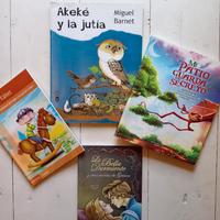 Lotto 4 Libri Narrativa e Fiabe in Spagnolo -12€