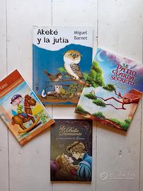 Lotto 4 Libri Narrativa e Fiabe in Spagnolo -12€