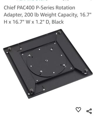 PAC 400-Chief - Rotazione monitor tv/pc