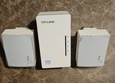 Kit Powerline TP-Link 2x PA411 e 1x WPA4220 Wi-Fi