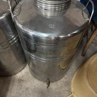 Bidoni acciaio inox 100 litri