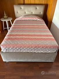 Letto 1 piazza e mezza con contenitore