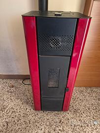 Stufa pellet Minni 6,3kw, canna fumaria, aspiracen
