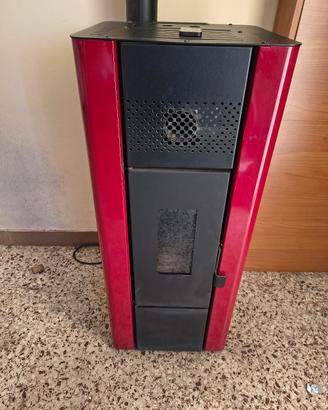 Stufa pellet Minni 6,3kw, canna fumaria, aspiracen