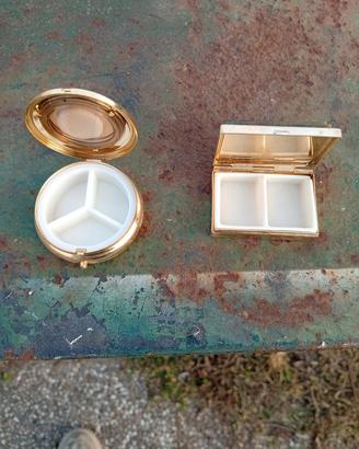 porta pastiglie in metallo 