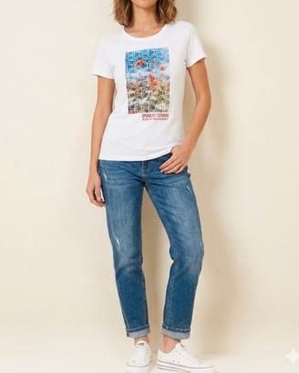 T-shirt donna Enrico Coveri tg L nuova 